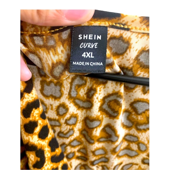 Brand New Plus Size Leopard Print Dress Size 4XL‎ - Picture 7 of 14